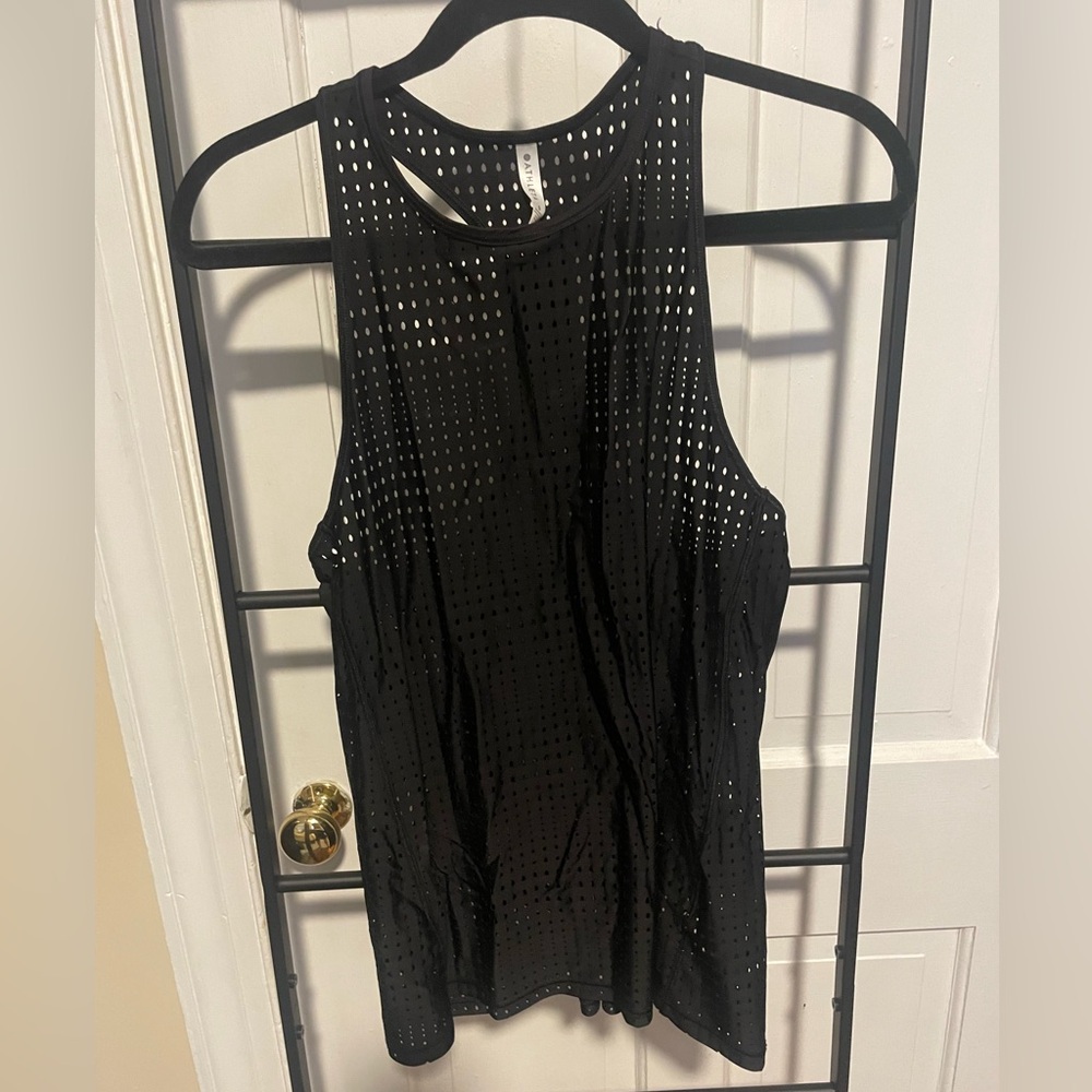 Athleta perforated tank EUC